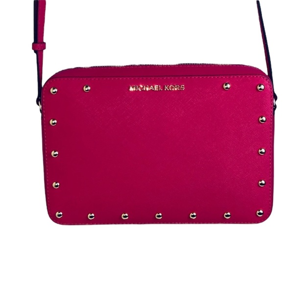 Michael Kors Sandrine Stud EWCrossbody Bag pink - Picture 3 of 6